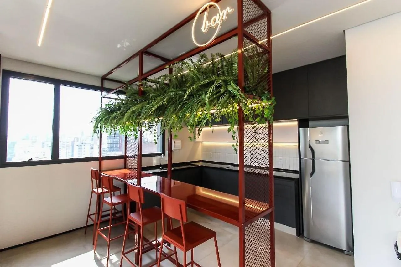아파트 Lo205 - Studio Moderno No Jardins 상파울루